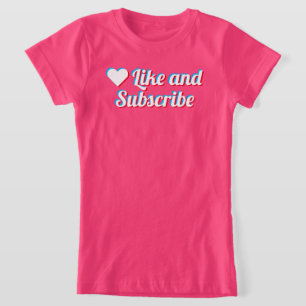 T-Shirt J'aime et Abonne-toi