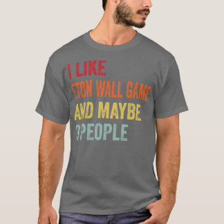 T-shirt J'Aime Eton Wall Jeu Peut-Être 3 Personnes