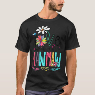T-shirt J'Aime Être Appelé Fête Mawmaw Tournesol Mères