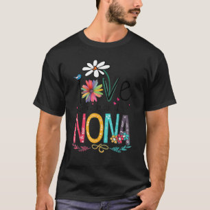 T-shirt J'Aime Être Appelé Nonna Sunflower