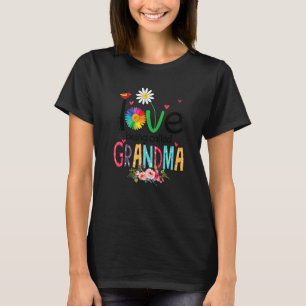 T-shirt J'Aime Être Appelée Grand-Mère Mimi Nana Gigi mère