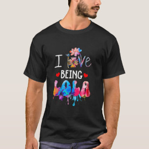 T-shirt J'Aime Être Lola Colorful Art, Mama Tee