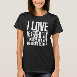 T-shirt J'Aime Être M E Il Fait Tomber Tous Les Bons