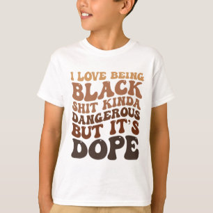 T-shirt J'aime être noir Sht assez dangereux mais c'est Dr