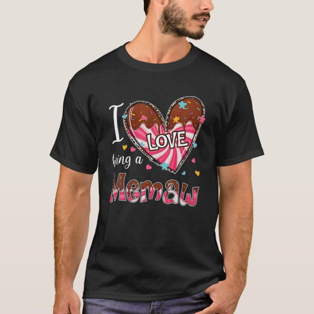 T-shirt J'Aime Être Un Heureuse Sainte-Valentin De Coeur M (Devant)