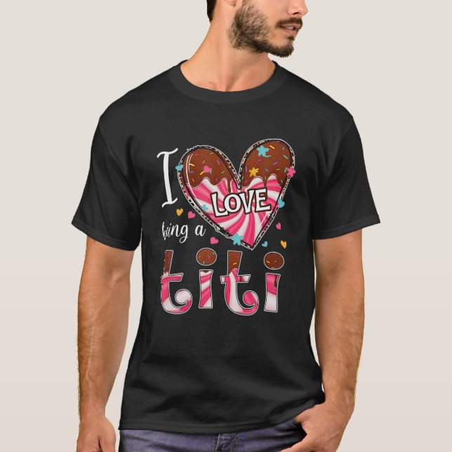 T-shirt J'Aime Être Un Heureuse Sainte-Valentin De Coeur T (Devant)