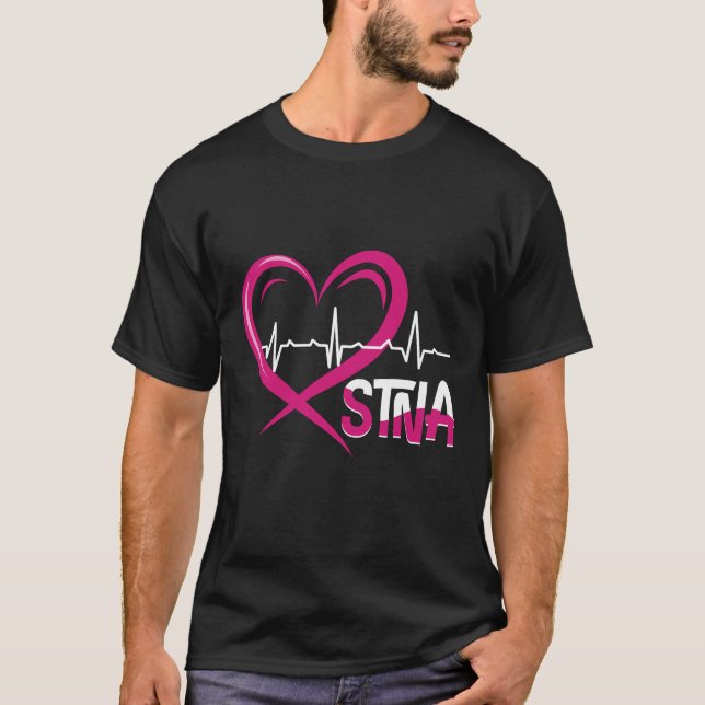 T-shirt J'Aime Être Un Tests D'Infirmière D'État STNA Nurs (Devant)