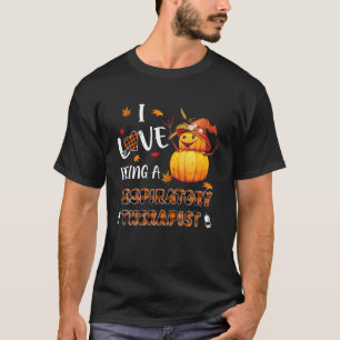 T-shirt J'Aime Être Un Thérapiste Respiratoire Plaid Aut