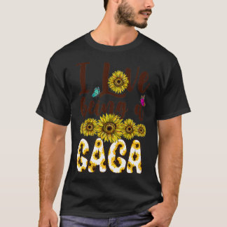 T-shirt J'Aime Être Un Tournesol Gaga
