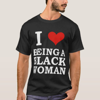 T-shirt J'aime être une femme noire