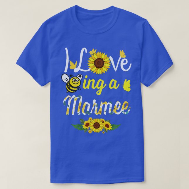 T-shirt J'Aime Être Une Mère De Fleur De Soleil De Grand-M (Design devant)