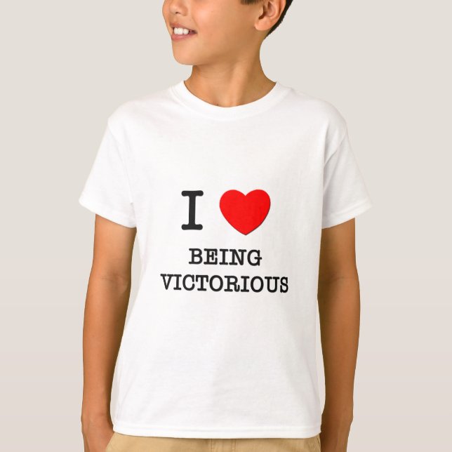 T-shirt J'aime être victorieux (Devant)