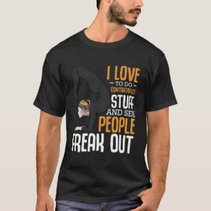 T-shirt J'Aime Faire Contortionniste Stuff Gymnas acrobati