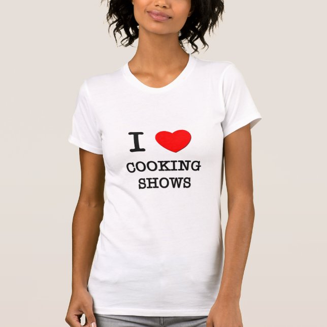 T-shirt J'aime faire cuire des expositions (Devant)