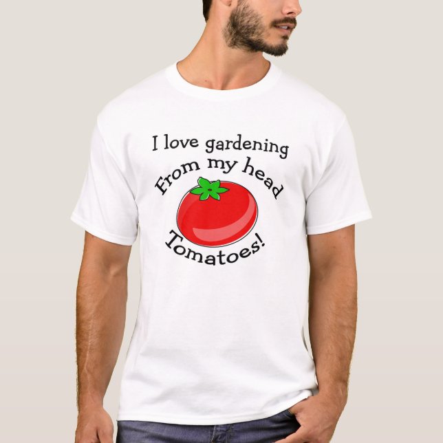 T-shirt J'aime faire du jardinage ! (Devant)