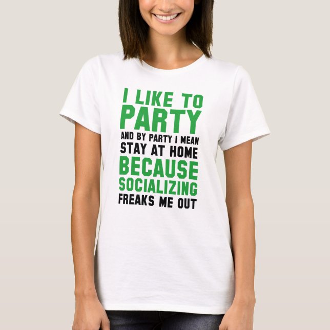 T-shirt J'Aime Faire La Fête (Devant)