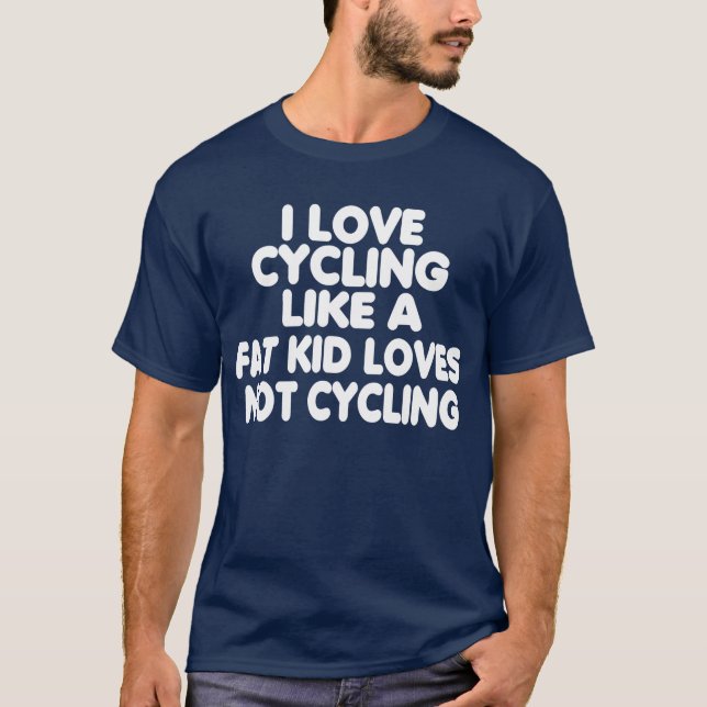 T-shirt J'aime faire un cycle (Devant)