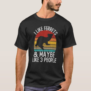 T-shirt J'aime Ferrtes et peut-être comme 3 personnes Chem