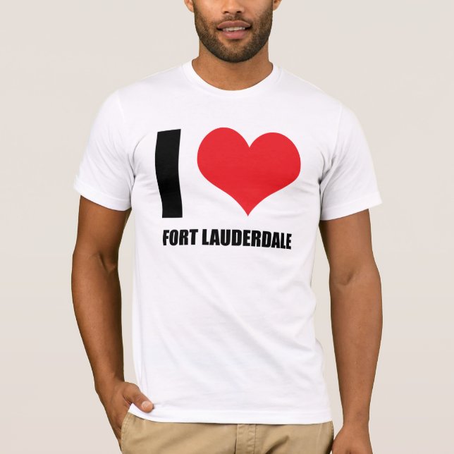 T-shirt J'aime Fort Lauderdale (Devant)