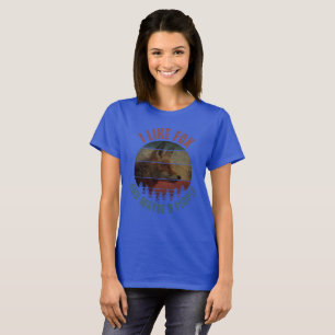 T-SHIRT J'AIME FOX ET PEUT-ÊTRE 3 PERSONNES