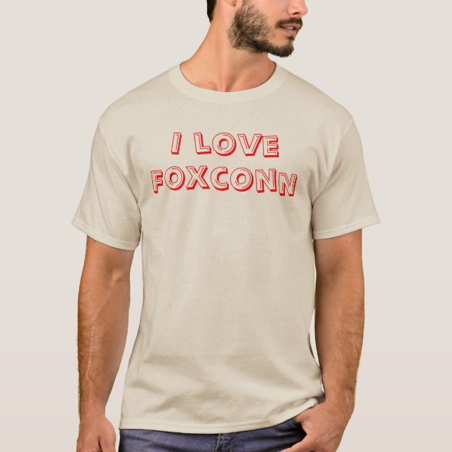 T-shirt J'aime Foxconn (Devant)