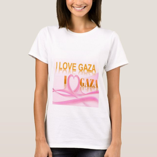 T-shirt J'aime Gaza (Devant)