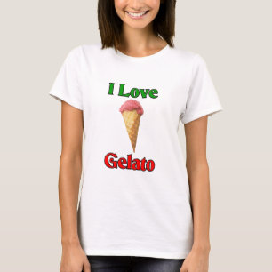 T-shirt J'aime Gelato (la crème glacée italienne)
