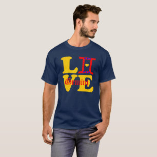 T-shirt ♊  J'Aime Gemini-Best Zodiac Signal Basique Loose-