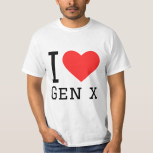 T-shirt J'aime gen x