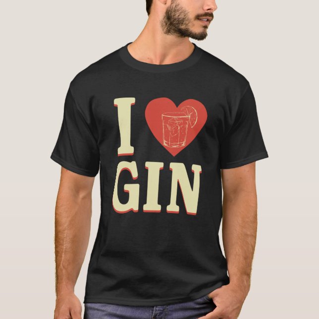 T-shirt J'Aime Gin (Devant)