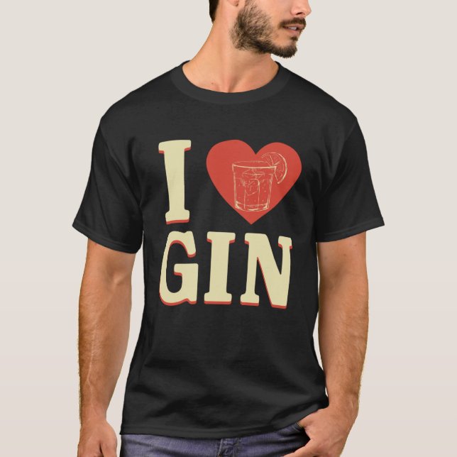 T-shirt J'Aime Gin (Devant)