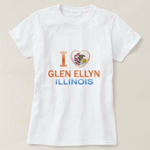 T-shirt J'aime Glen Ellyn, IL