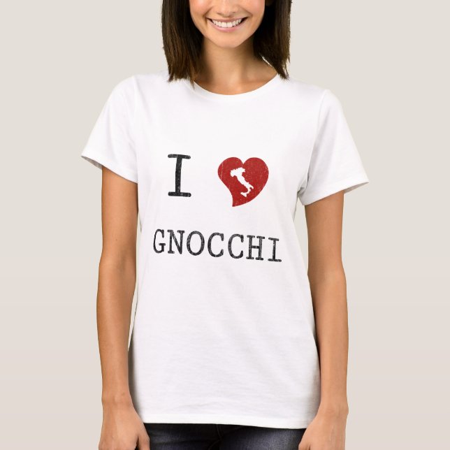 T-shirt J'aime Gnocchi (Devant)