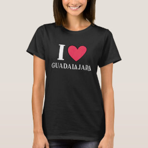 T-shirt J'aime Guadalajara Mexique Vacances 1
