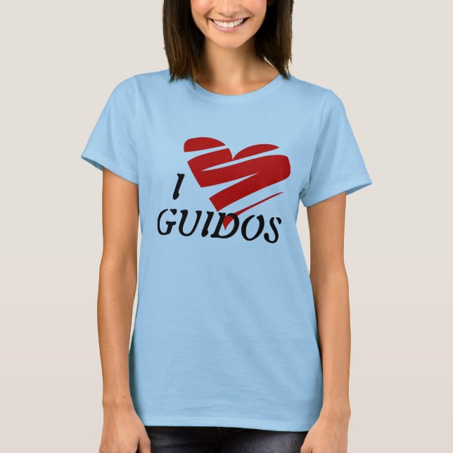 T-shirt J'aime Guidos, chemise, (Devant)