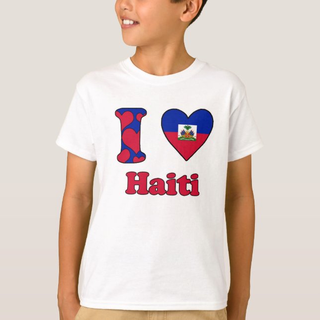 T-shirt J'aime Haïti (Devant)