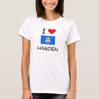 T-shirt J'aime Hamden le Connecticut