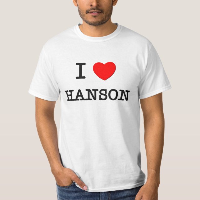 T-shirt J'aime Hanson (Devant)