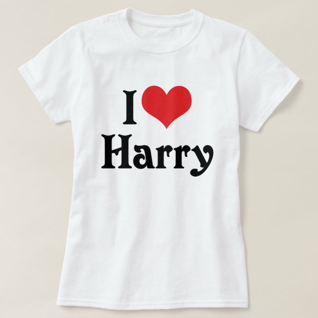 T-shirt J'aime Harry (Design devant)