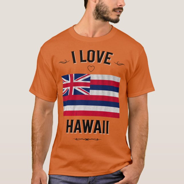 T-shirt J'aime Hawaii (Devant)