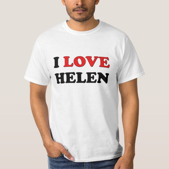 T-shirt J'aime Hélène (Devant)