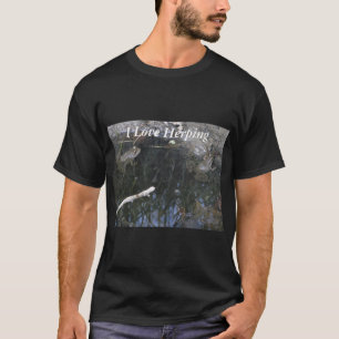 T-shirt J'aime Herping, grenouilles
