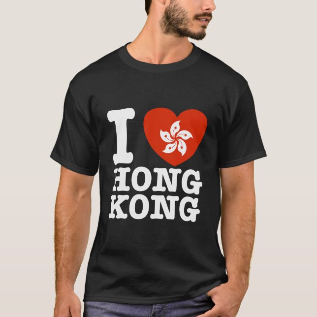 T-shirt J'aime Hong Kong (Devant)