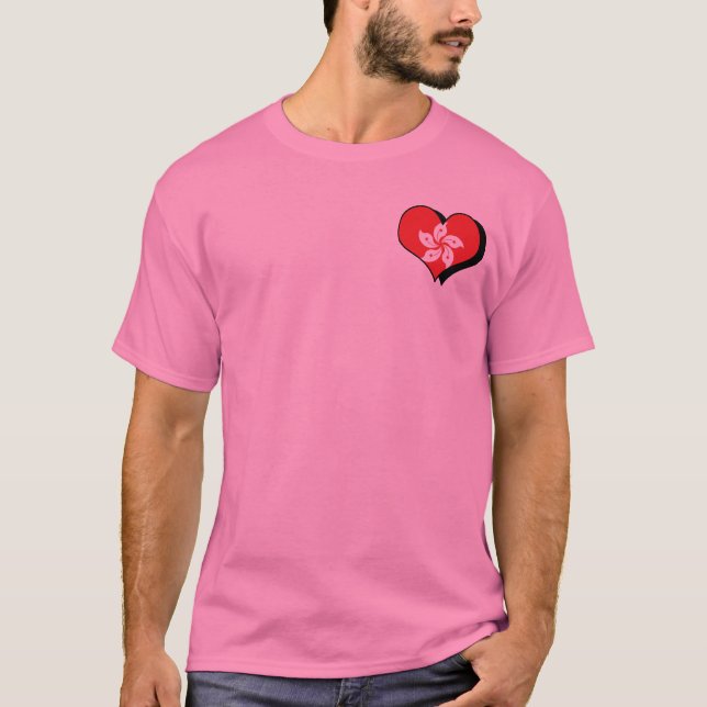 T-Shirt J'aime Hong Kong (Devant)