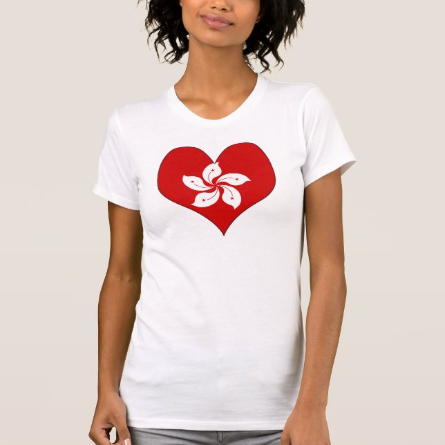 T-shirt J'aime Hong Kong (Devant)