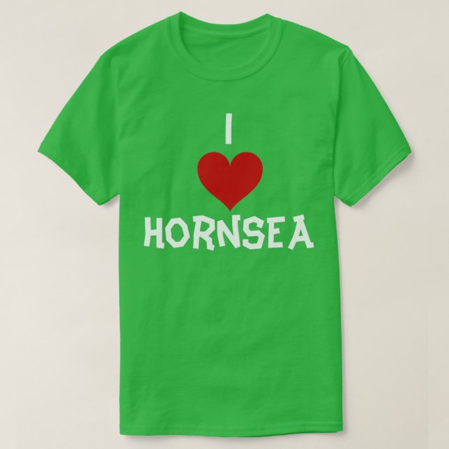 T-shirt j'aime Hornsea (Design devant)