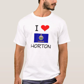 T-shirt J'aime HORTON le Kansas
