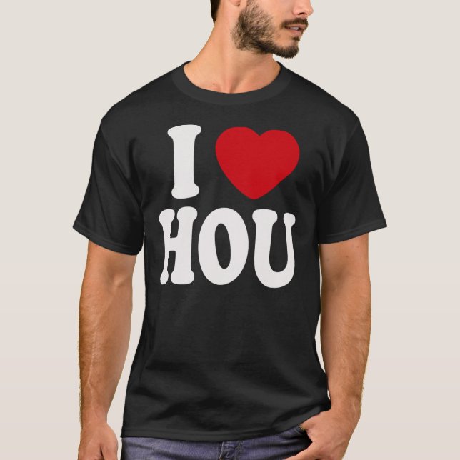 T-shirt J'aime HOU (Devant)