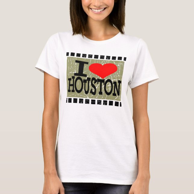 T-shirt J'aime Houston (Devant)