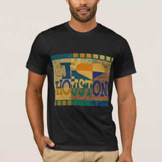 T-shirt J'aime Houston et le pop art